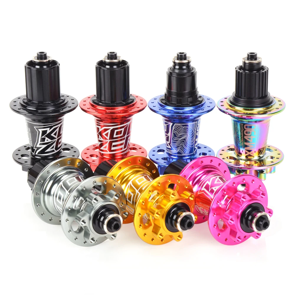 KOOZER XM490 Super Light Front Rear Set Hub 6 Bearing High Quality Mountain Bike Quick Release 32H Bicycle Hub Motor