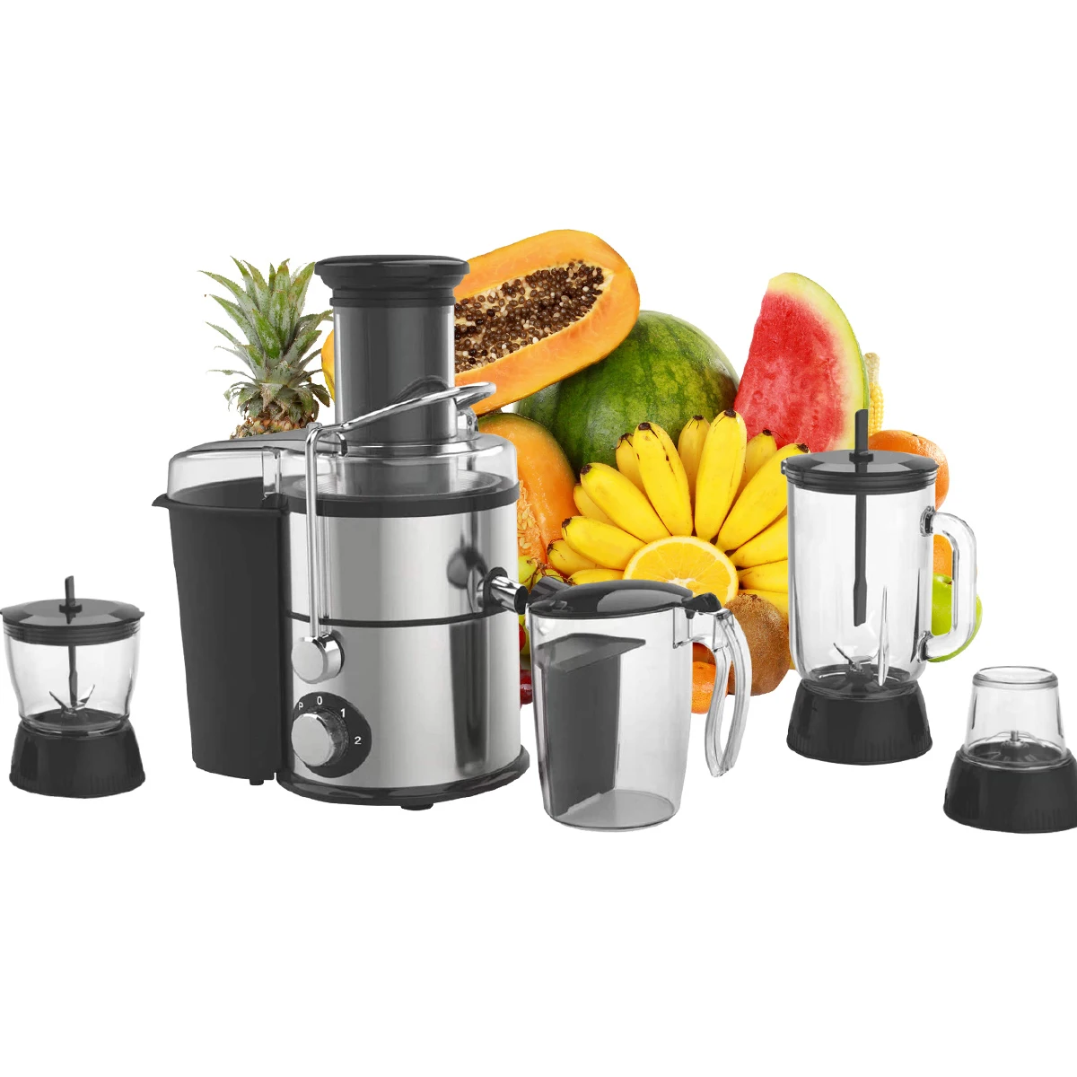 Hot Sale 4 in 1 Personal Food Processor Multi Functional Fresh Fruit Mixer Blender for Home