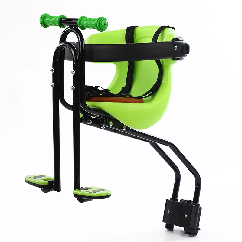 Red Baby Bike Belt Handrail Pedal Chair Compatible With Adult Bike Kid Backrest Seat For MTB Bicycle