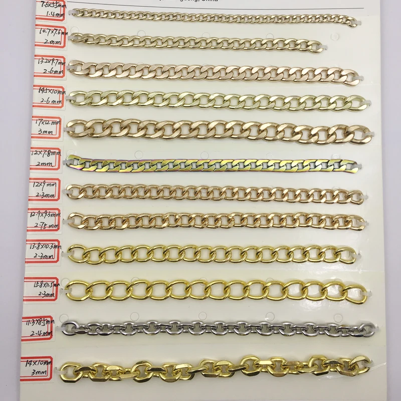 Wholesale Fashion Metal Handbag Chain Crossbody Bag Parts Accessories Hardware For Handbag Replacement Purse Chain Strap