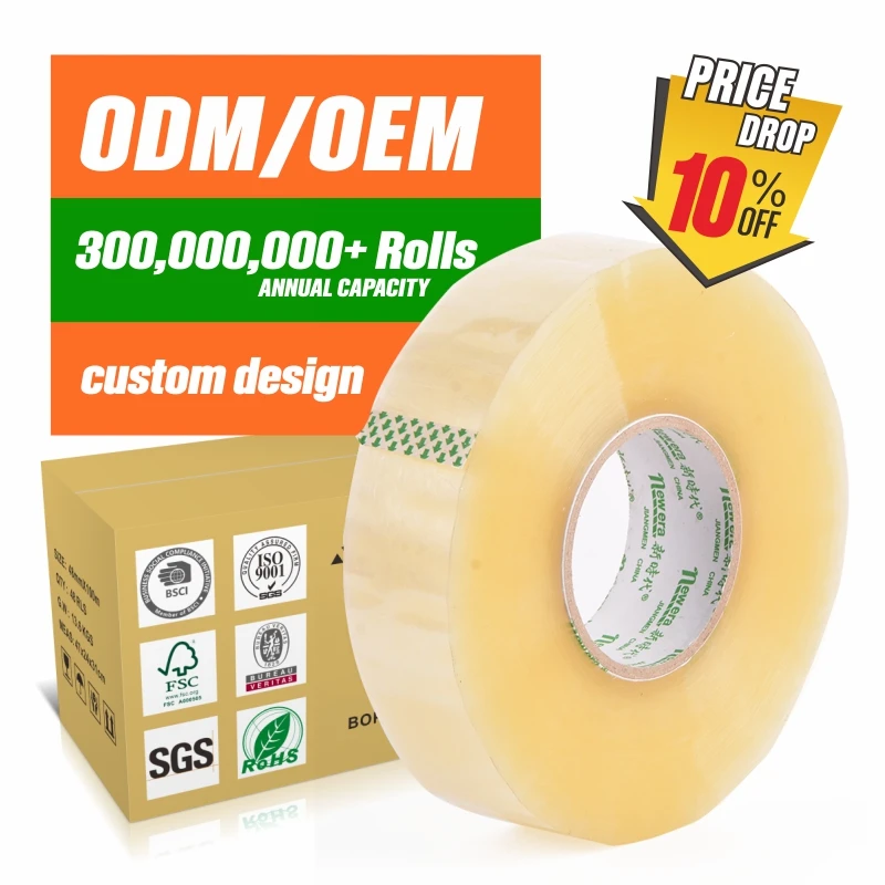 Cinta de Embalaje Cintas Adhesivas лента упаковочная 100 ярдов 150 200 картонная