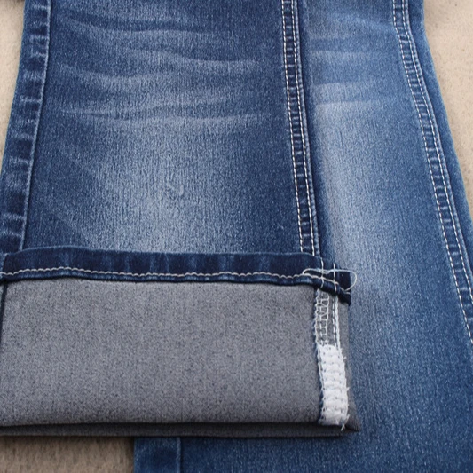Hot sell cheap price satin polyester spandex denim fabric for women skinny