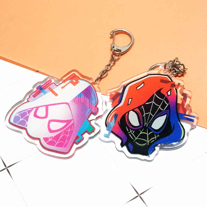 Cute Custom Design Custom Acrylic Plastic Keychain Charm With Epoxy Amine Acrylic Keychain