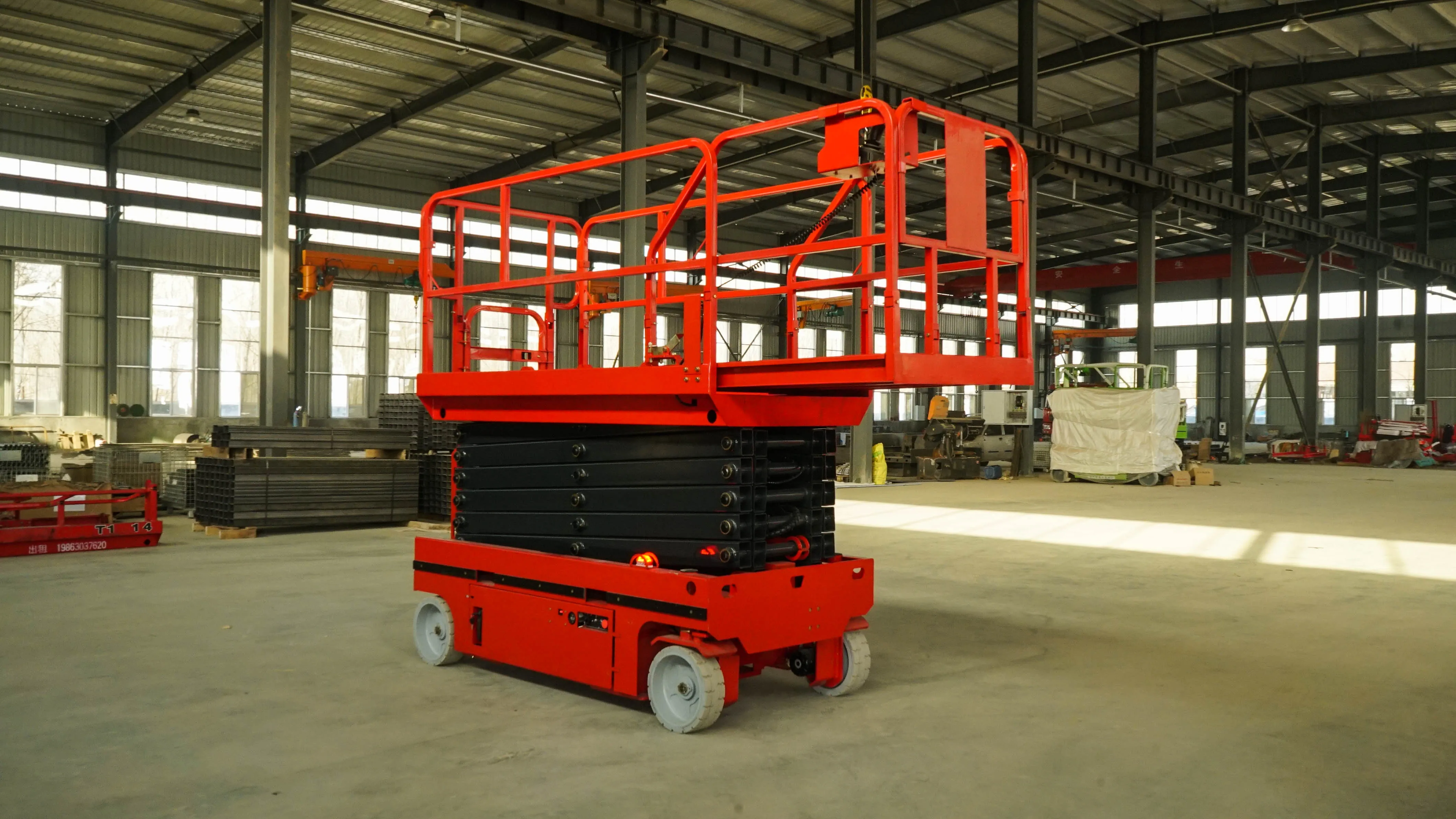 JINAN JINLI 6-14 m ZTPT Electric scissor lift man lifter china aerial work platform scissor lift manufacturer