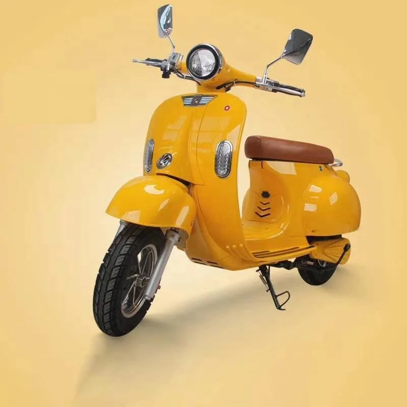 China  Cheap Vespa fat-tire scooter-electric 2 wheel 1200W     adult electro scooter