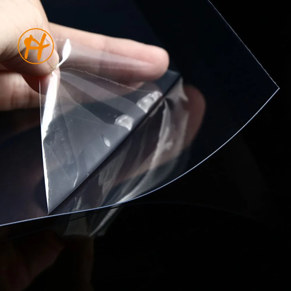 Супер Прозрачные Жесткие ПВХ пластиковые листы с защитной пленкой PE