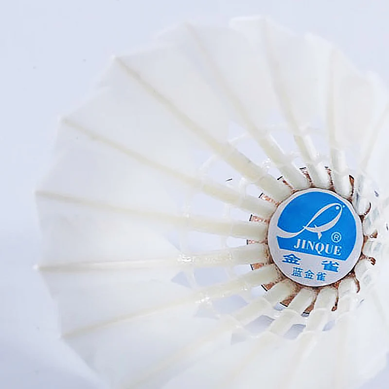 Double Fish The Badminton Cheap Factory Wholesale White Badminton Shuttle Duck Feather Badminton Shuttlecock
