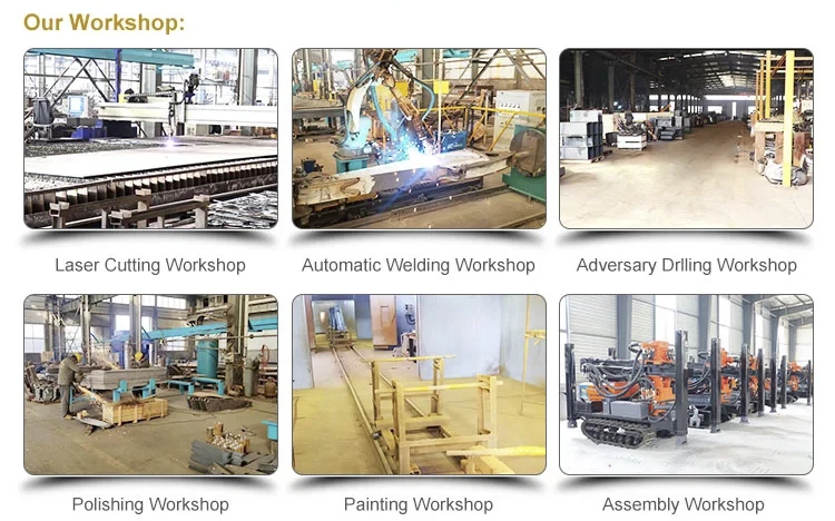 WKFD-200 crawler mounted 200 meters deep hydraulic water well drilling machine for sale