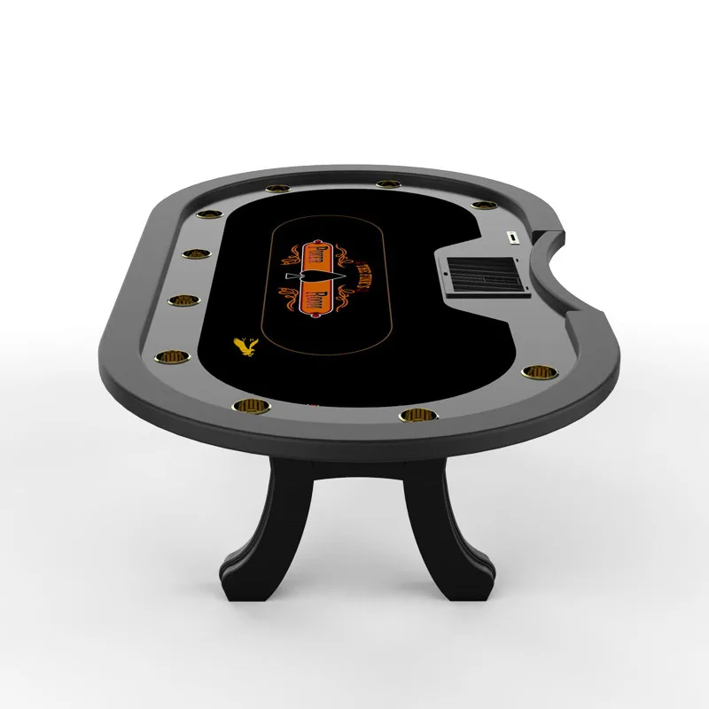  YH Texas Holdem азартные игры H ножной стол круглый кожаный Профессиональный