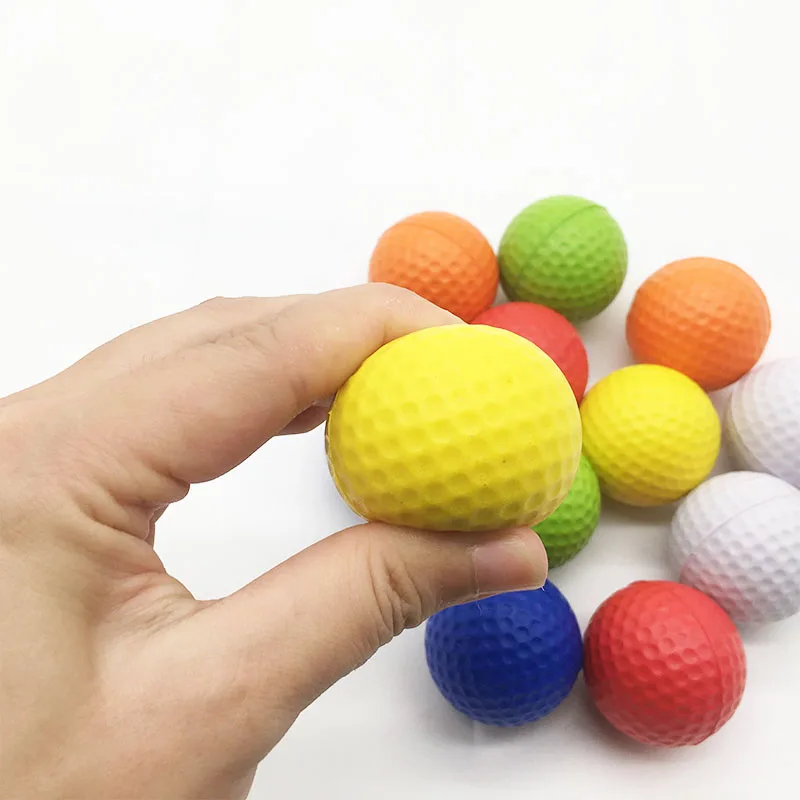 Practice Foam Golf Ball Limited Flight Golf Practice Ball Dent Resistant Dimpled Soft Training Ball for Indoor Outdoor Backyard