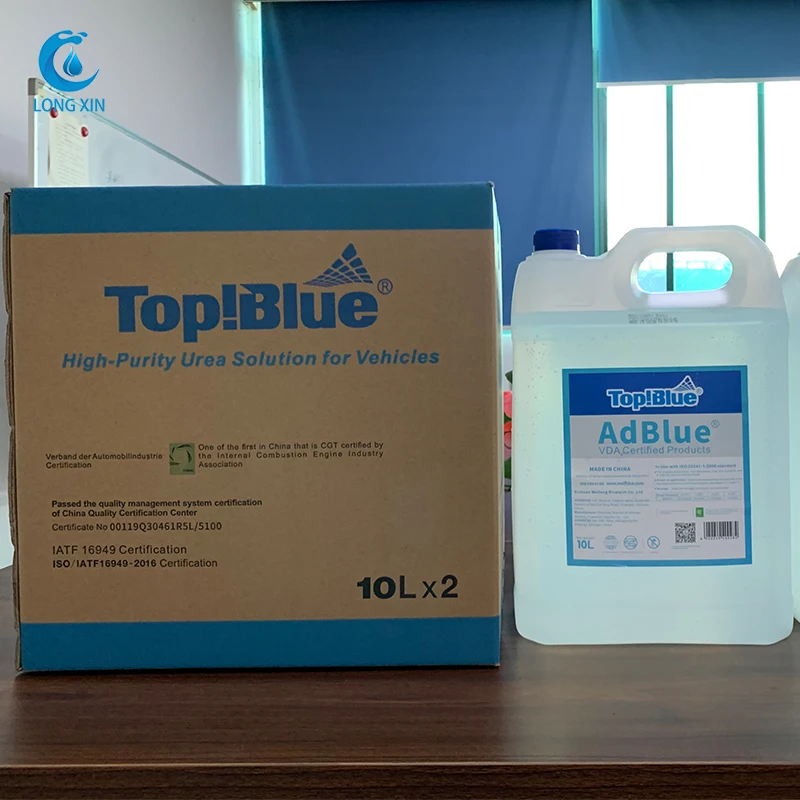10 л DEF выбросы дизельными двигателями жидкости AdBlue Мочевина 32.5% соответствует стандартам ISO 22241