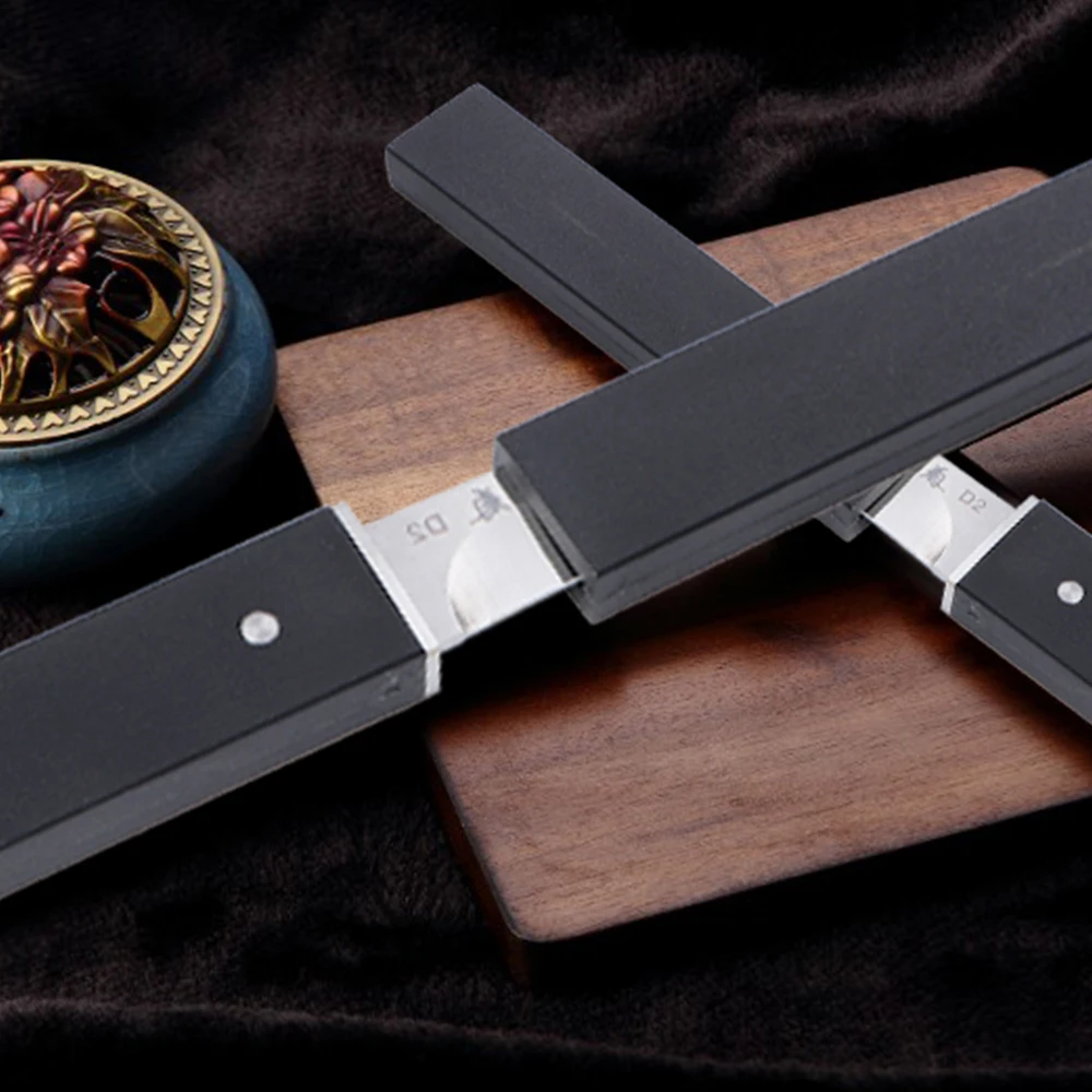 3CR13 Stainless Steel Camping Knife Tool Kit Tactical Survival Straight Knives with sandalwood handle