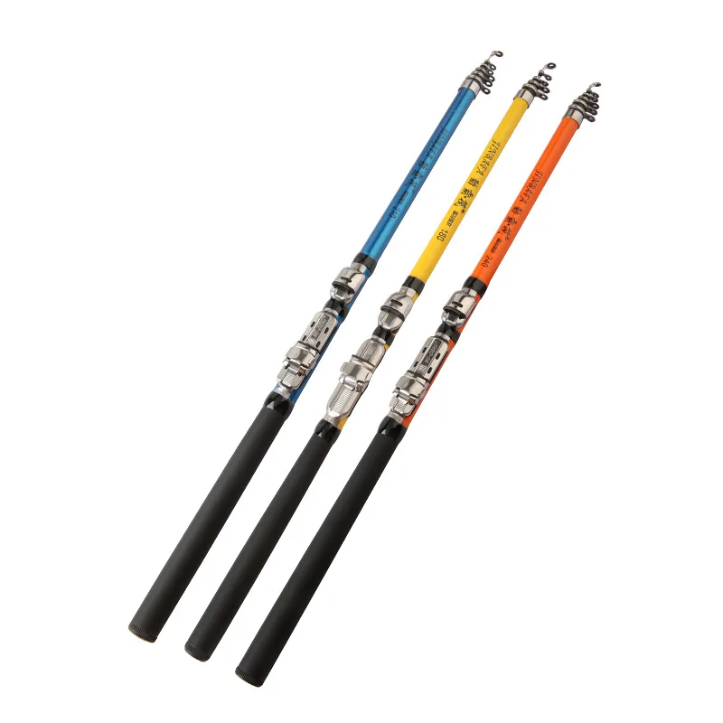 Jetshark 1.8m/2.1m/2.4m/2.7m 3-7 sections 55g-115g epoxy resin fishing rod Telescopic fishing rods