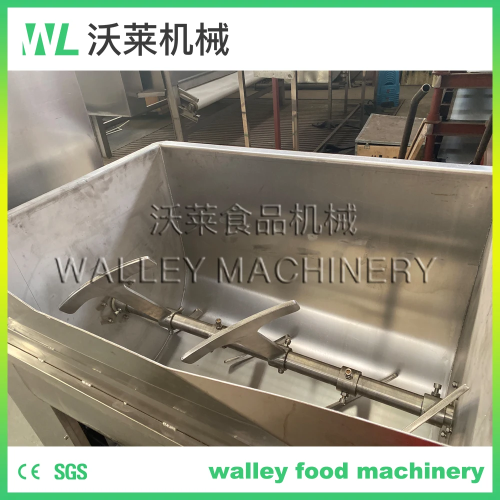 Factory Supply Price Automatic Mixing Food Cut Vegetables Seasoning Meat Paddle Type Blender Mixing Products With Liquid