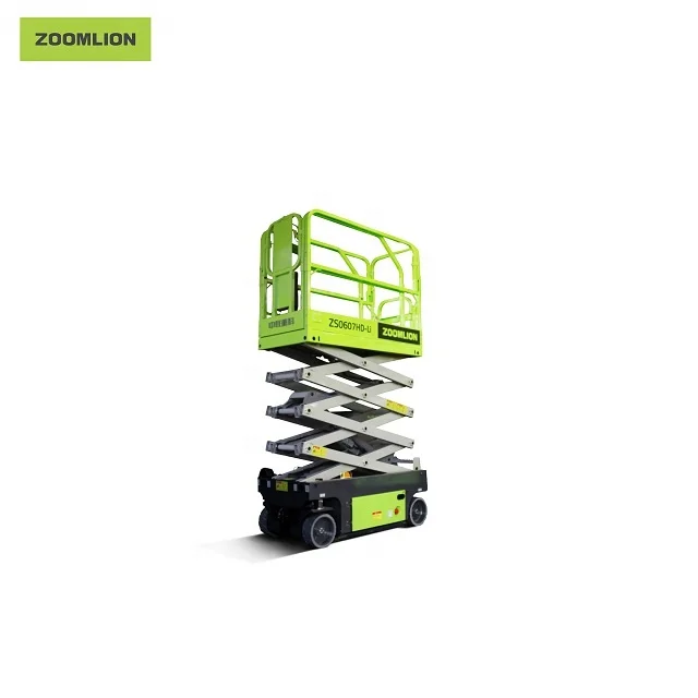 
Zoomlion official best selling ZS0607HD-Li 6m cheap price with CE/ANSI scissor lift 