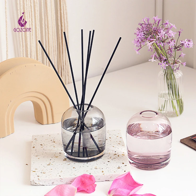 250 Ml Reed Diffuser Empty Glass Bottles With Rattan Stick
