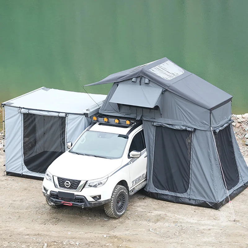 Car Roof Tent Factory Soft Shell RTT Manufacturer 3-4 Persons Portable Travel Tent SUV Pickup MPV Rooftop
