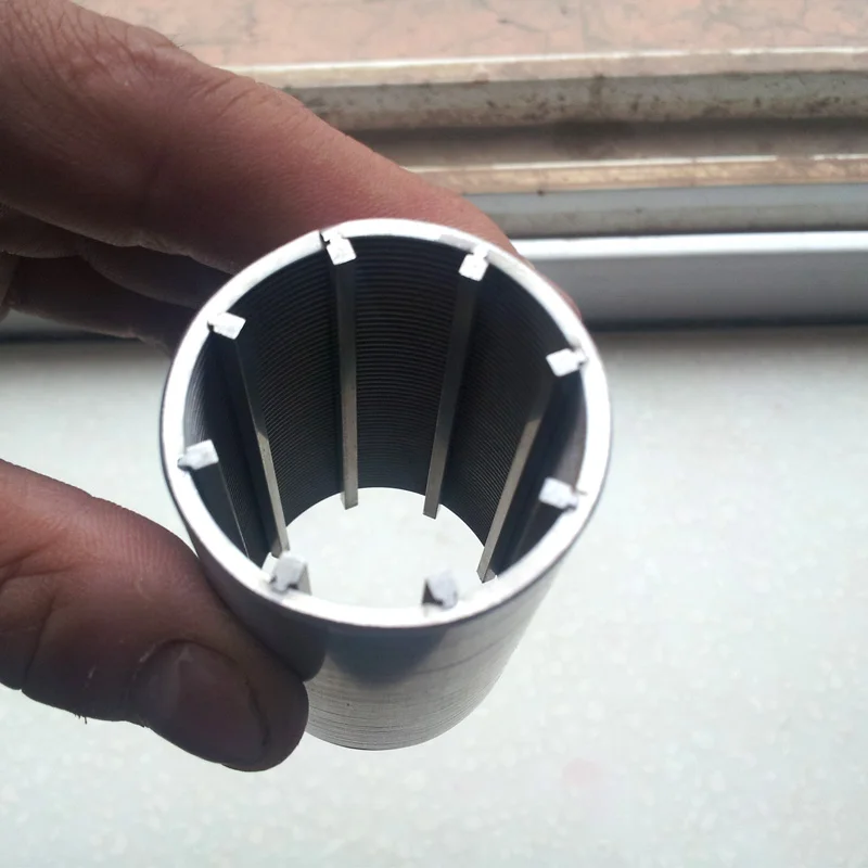 Бурение скважин на воду труба SS 304 316 из нержавеющей стали с проволочной обмоткой экрана Джонсона