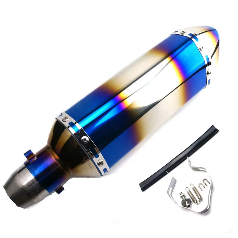 CNC Machined End Motorcycle Exhaust Muffler Pipe Modified For Kawasaki Honda bmw suzuki benelli KT DUCATI