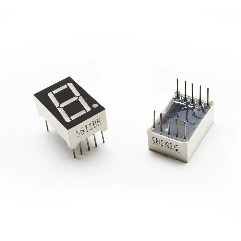 7 segment one digit led seven segment display