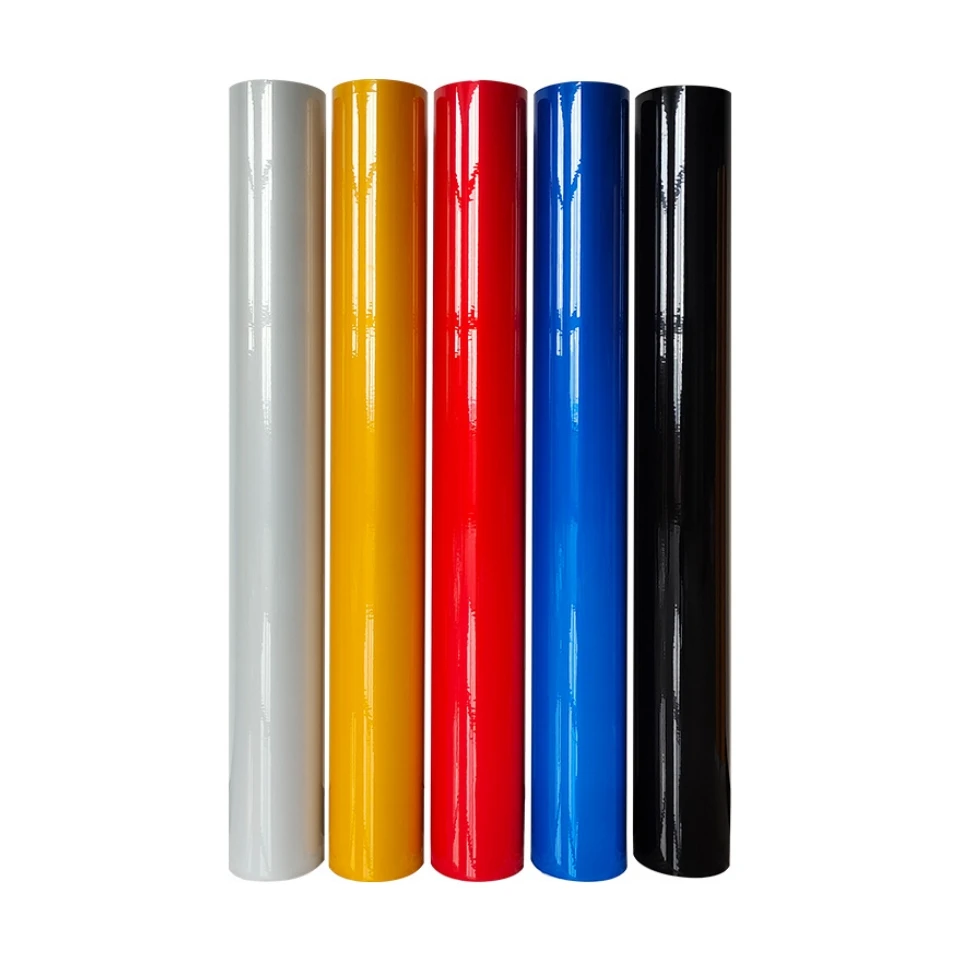 5100 White PET Self Adhesive Engineering Grade Glass Bead Retroreflective Retro Reflective Sign Sticker Vinyl Film Sheeting Roll
