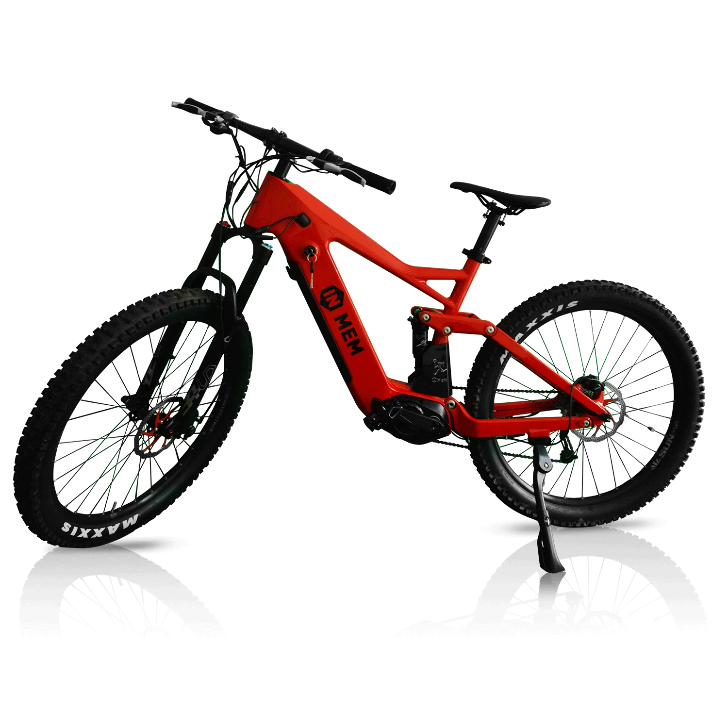 
KONTAX 27.5 inch full suspension electric bike carbon fiber Mountain bike 500W BAFANG M600 Ebike for sale 