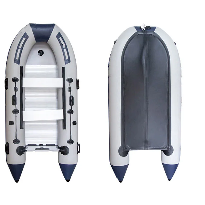 Factory wholesale Pvc Inflatable Boat Aluminum floor Rubber Dinghy Inflatable fishing Boats with ce certificate