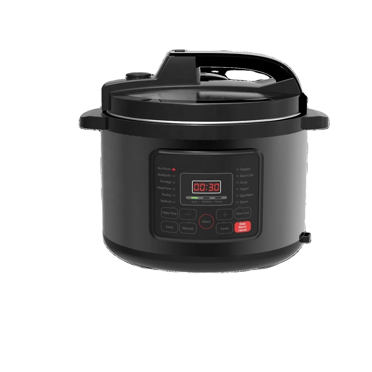 YBW100LH Black 10L 50KPA 12in1 Intelligent Household Electric Pressure Cooker