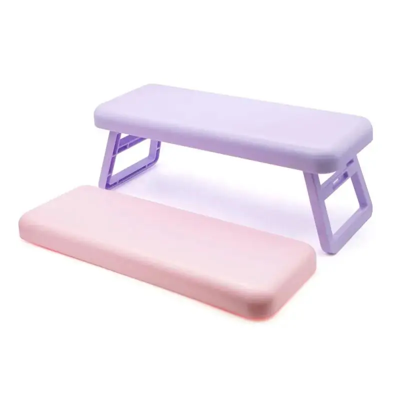 Folding Nail Hand Manicure Rest Arm Stand Pillow Cushion Holder Table Desk Armrest Sponge Support Mat Polish Tool Practice Salon