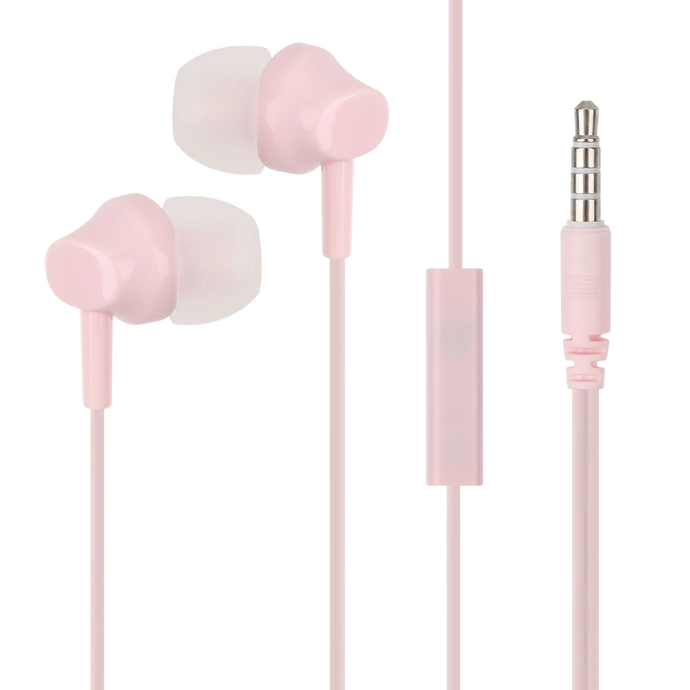 URIZONS buy earphones china  handsfree wired sports earphones with microphone and volume control  macaron earbuds