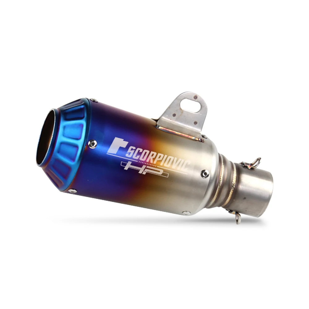 51mm Universal Motorcycle Exhaust Motorcycle Pipe Muffler Modified Bicycle For HONDA CBR650F XMAX Z250 PCX NMAX R3 R6 GSXR125