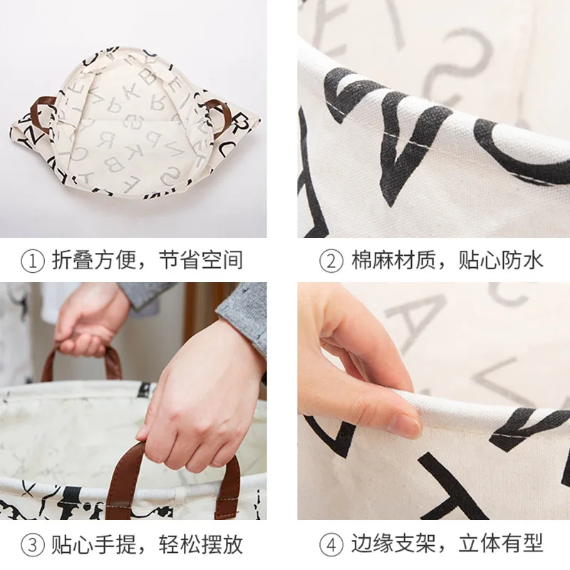 online High Quality Waterproof Portable Foldable Collapsible Bathroom Bag Dirty Clothes Storage Hamper Laundry Basket All-season