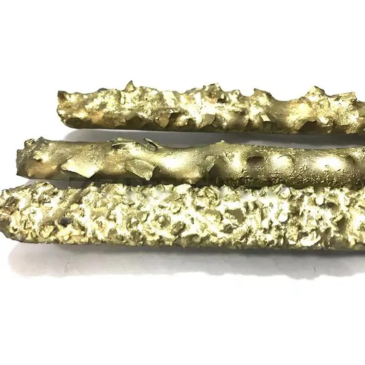 CuZnNi Brazing Yellow coated Tungsten Carbide Solder Composite Rod tungsten carbide copper rods welding