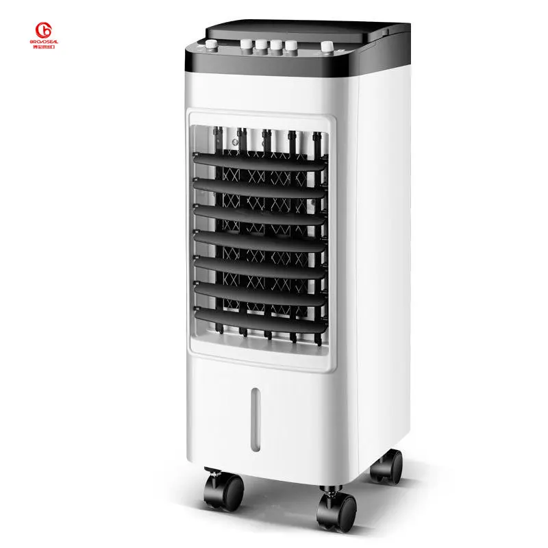 Portable AC Air Conditioning Fan 3-Speed Humidification Cooling Remote Control Outdoor RV Hotel Use Plastic