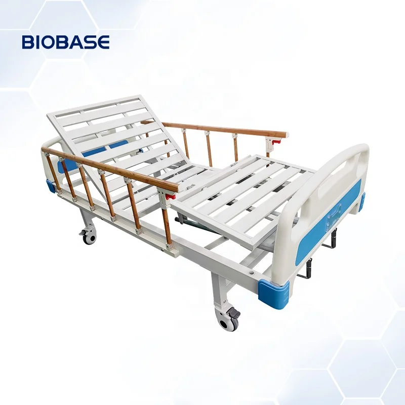 BIOBASE Double-Crank Hospital ant-corrosion easy to clean Double-Crank Hospital Bed for hospital