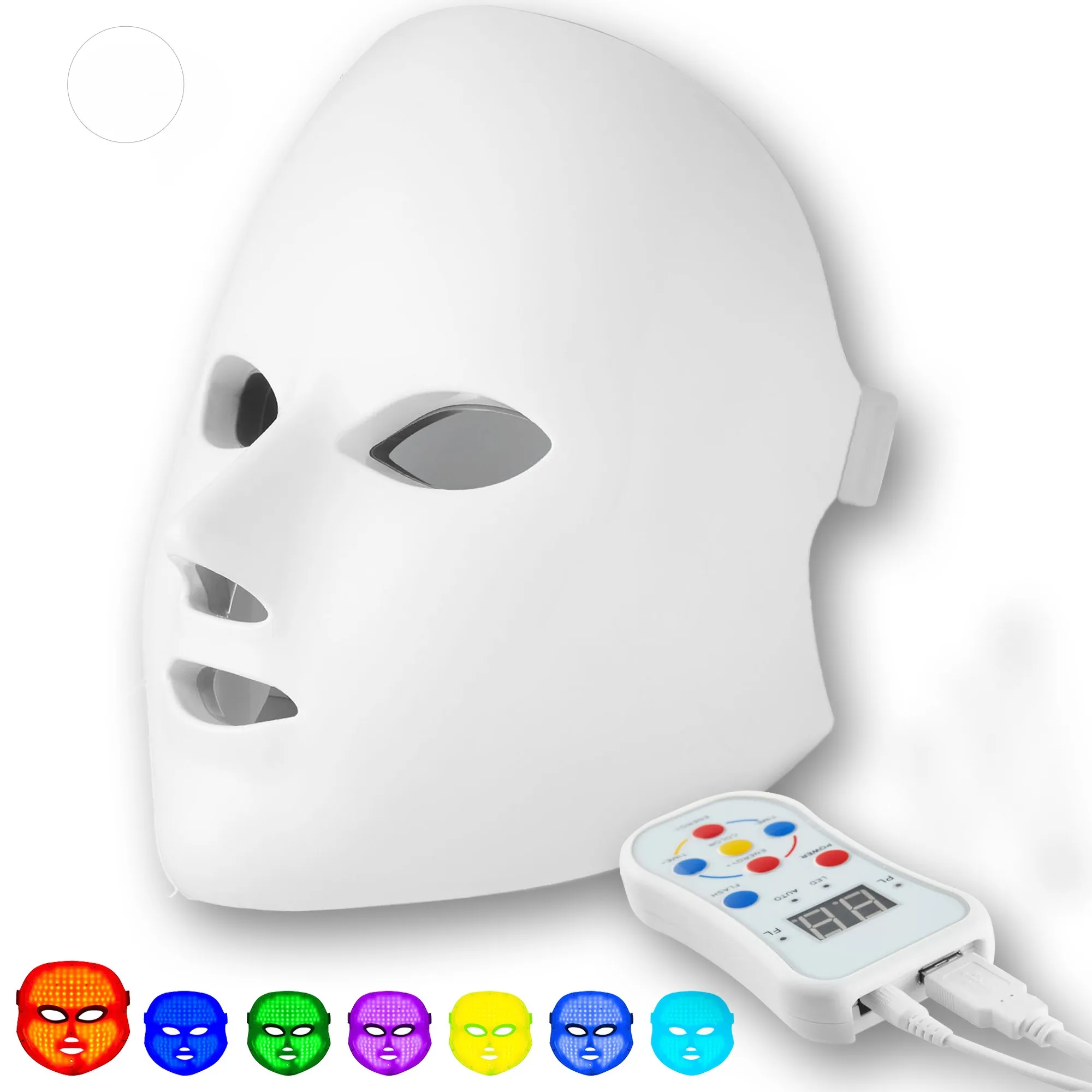 Oem Odm Beauty Products 7 Color Red Light  Face Photon Led Light Therapy Machine