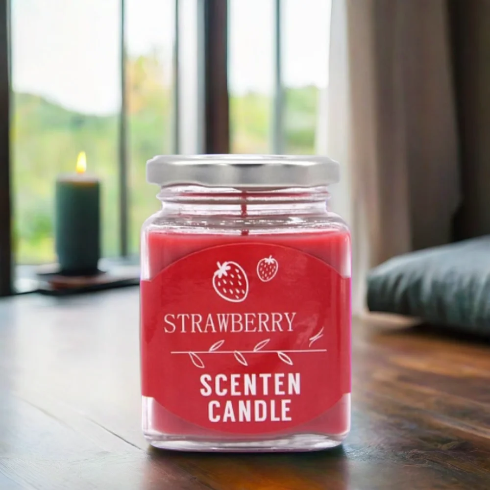 New design Eco-Friendly  home fragrance square shape Aromatherapy candles novelty candles