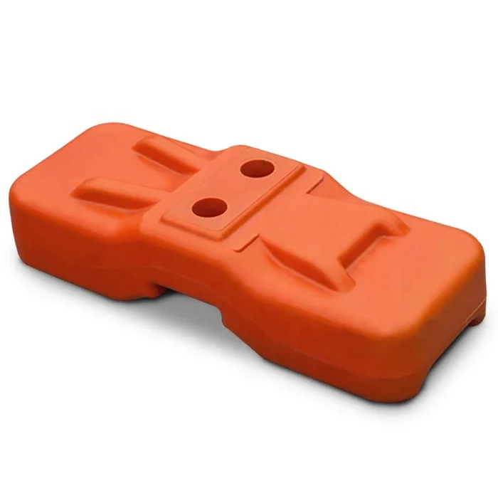 with Concrete Plastic Temporary Fence Base fence plastic base fence blocks With customized logo