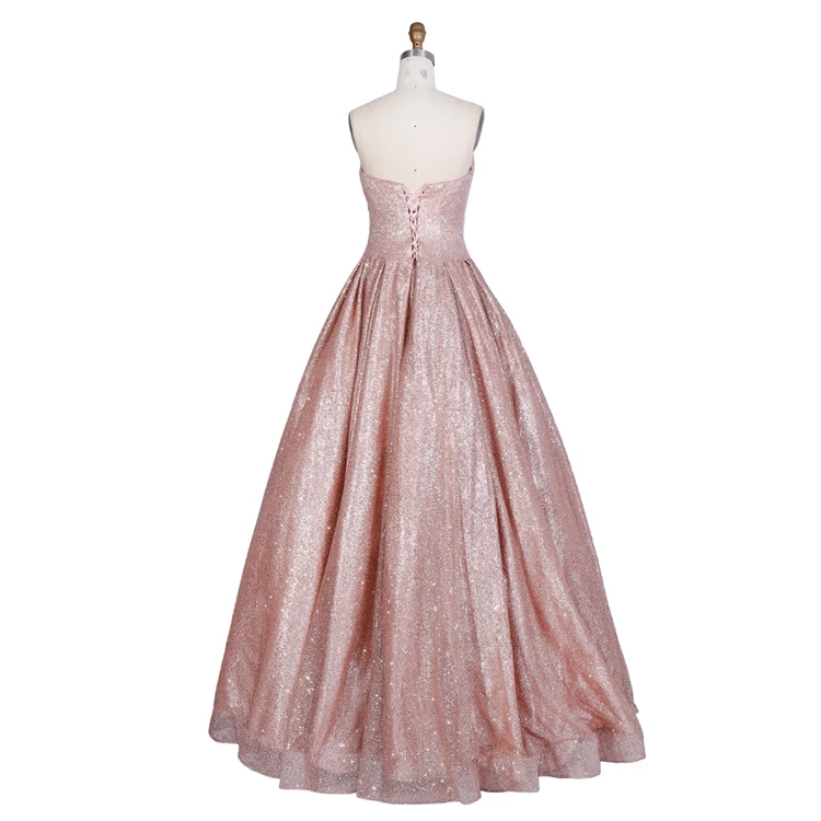 Популярные дизайнерские блестящие женские платья на шнуровке без бретелек для выпускного вечера