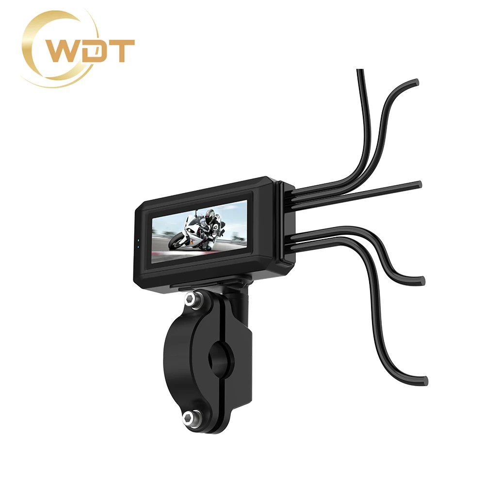 Moto Dvr Camera 3.16 inch Motorcycle Front Rear Dual Lens Motorcycle Driving Video Recorder Dash Cam
