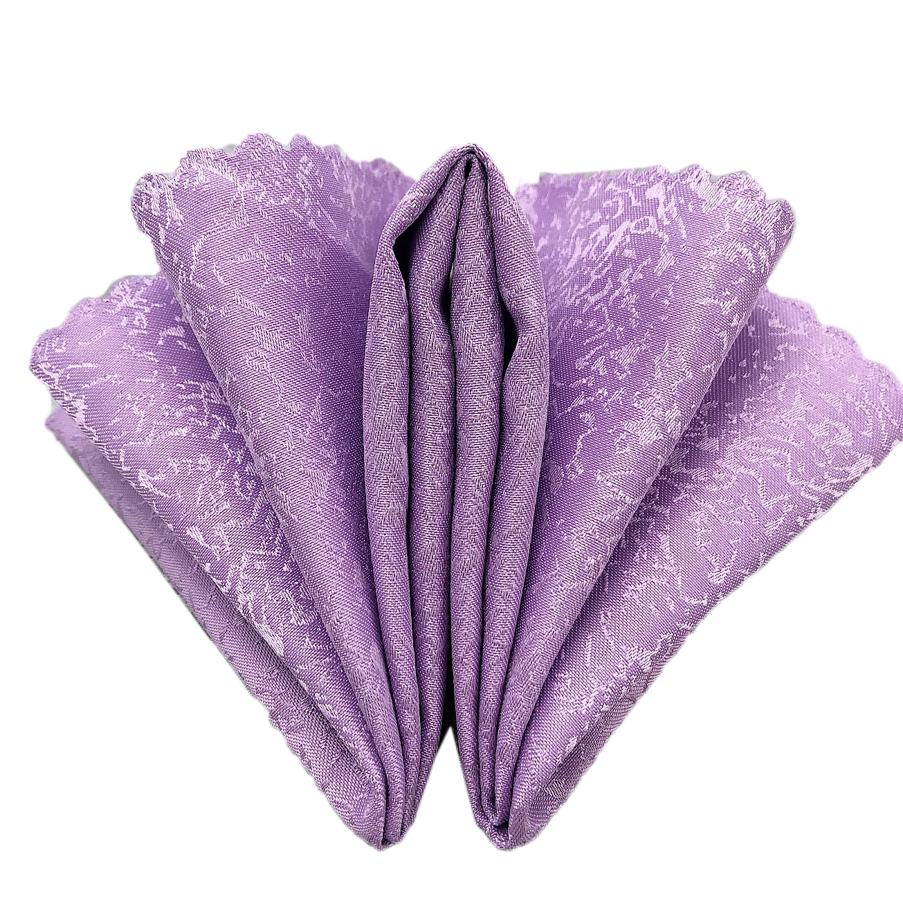 Hot Sale Polyester Damask Fabric Dinner Table Napkin for Hotel Wedding Restaurant