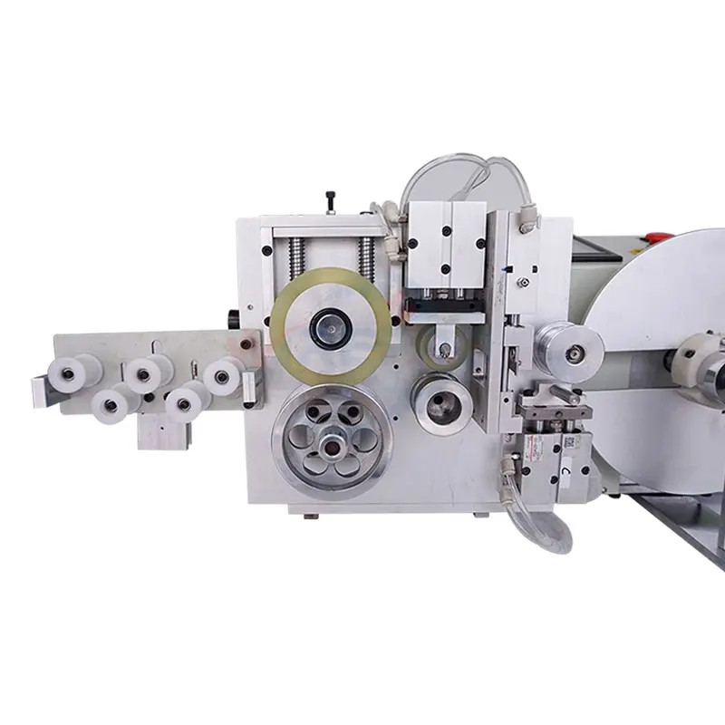 HB-M02 Automatic nylon cable tie machine wire measuring cutting binding tying spool coil winding machine with meter counting