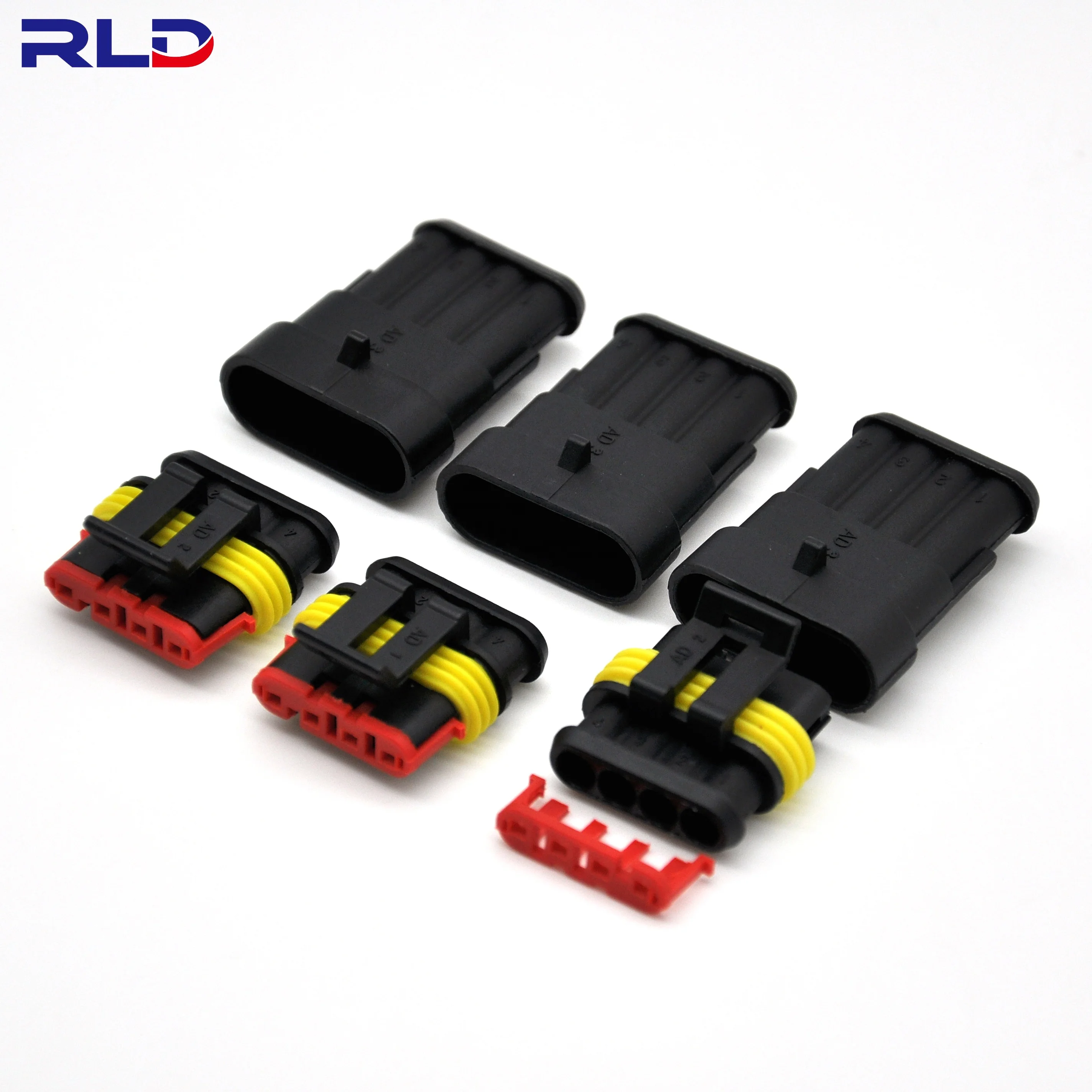 Car Waterproof Male Female 1.5 Tyco Amp Connector 1 2 3 4 5 6 Pin Wire Auto Automotive Electrical Connector auto wire harness