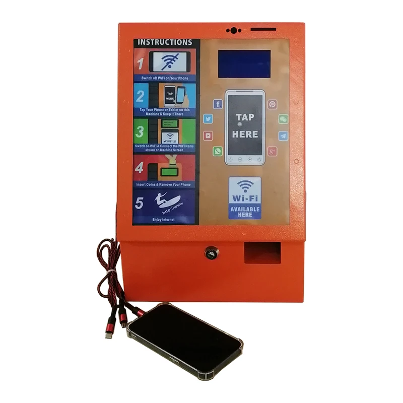 Tecnologia 2023 Self-service Reverse Maquina Expendedora WiFi Charging Coin Vending Machines in Rural Area