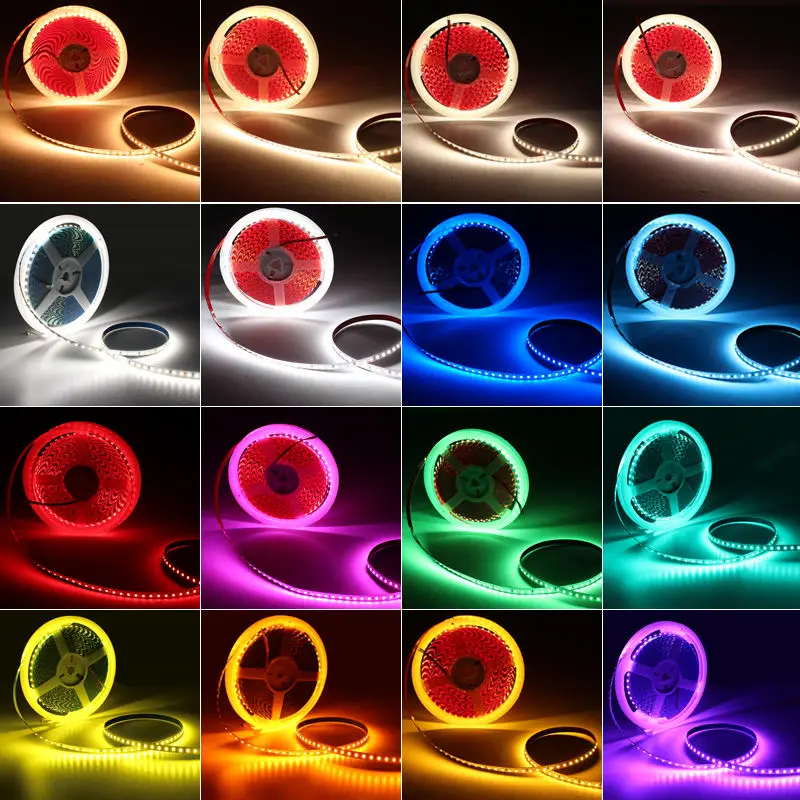 Factory Wholesale LED Flexible Strip Light Low Voltage 24V For Display Cabinet Ceiling Lighting 2835 8mm  Linear Lights