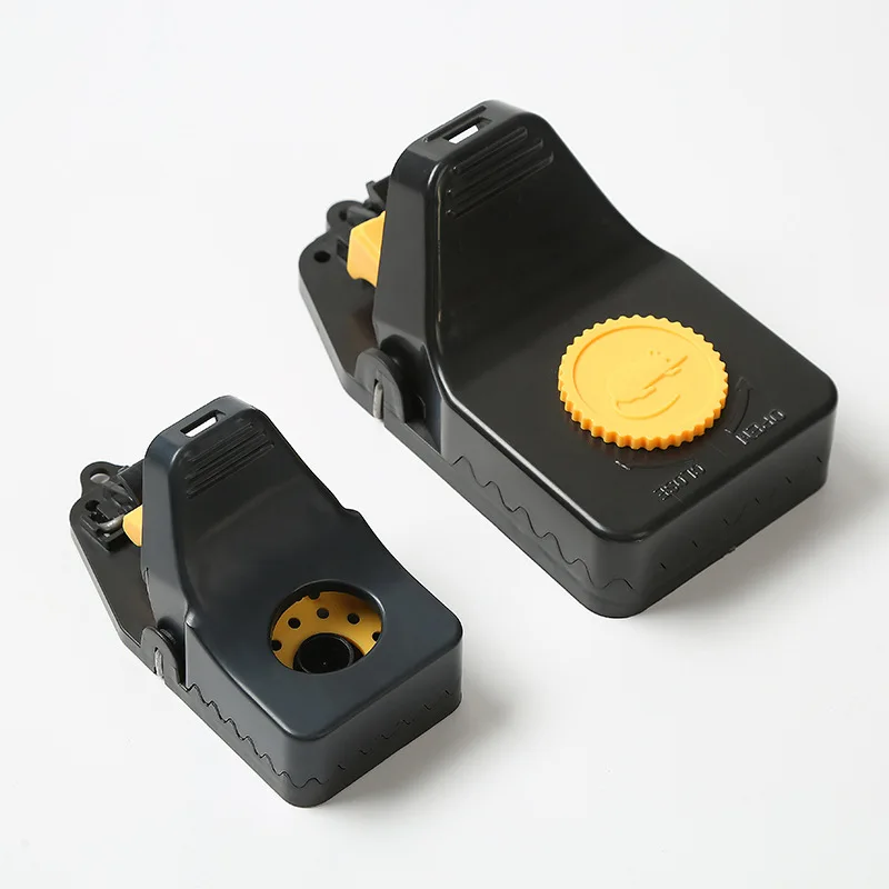 New design 4pcs safety strong spring mouse traps sensitive large size plastic mousetrap