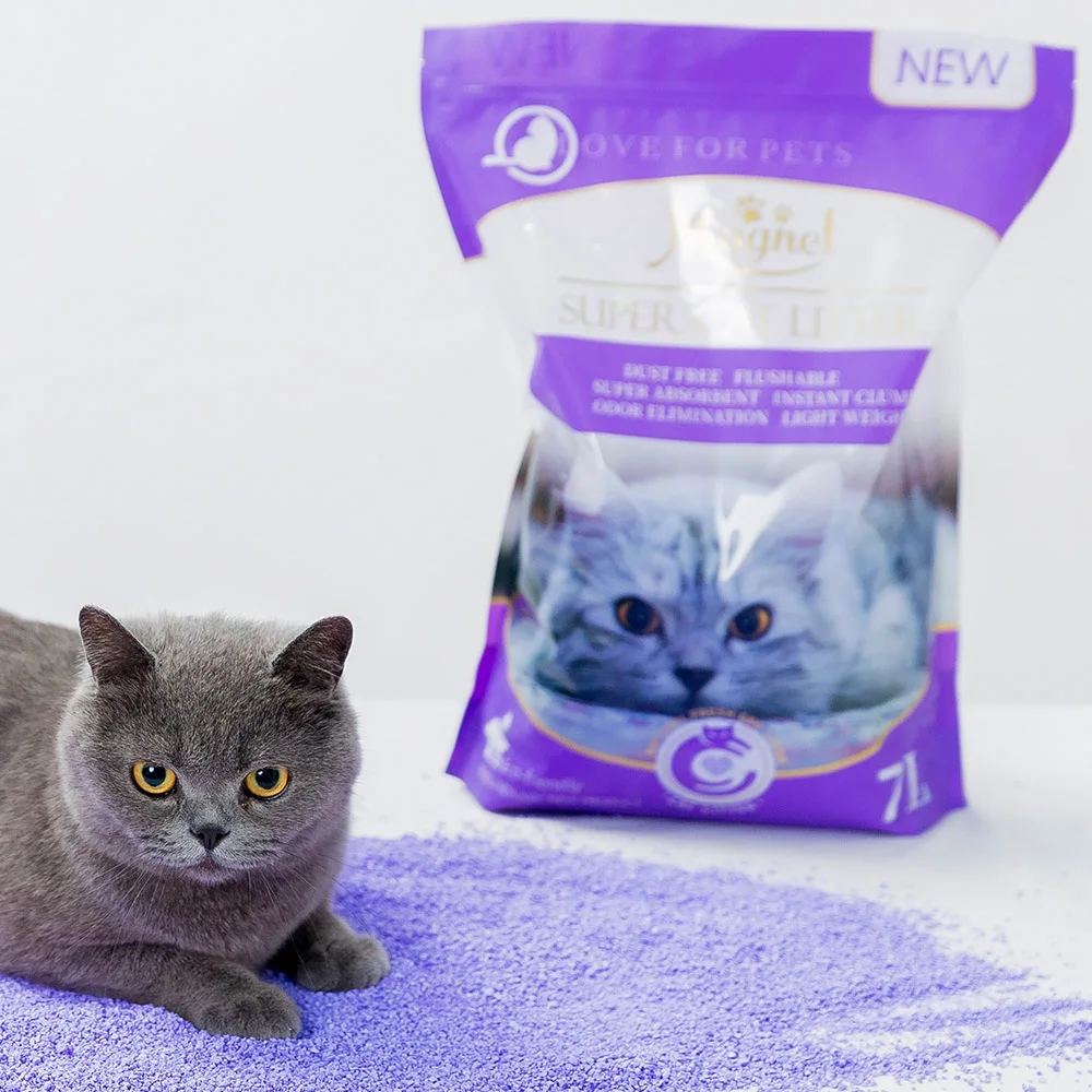 OEM tapioca cat litter odor free clumping cat sand toilet flushable corn and cassava cat litter
