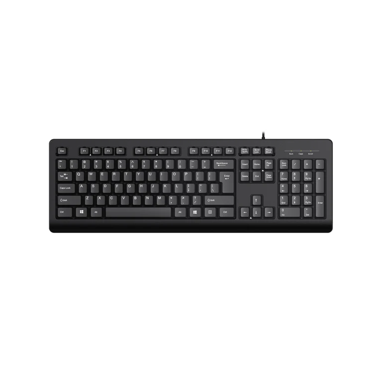 Classic Design Multi Layout 104 Key wired Keyboard for Desktop and Laptop