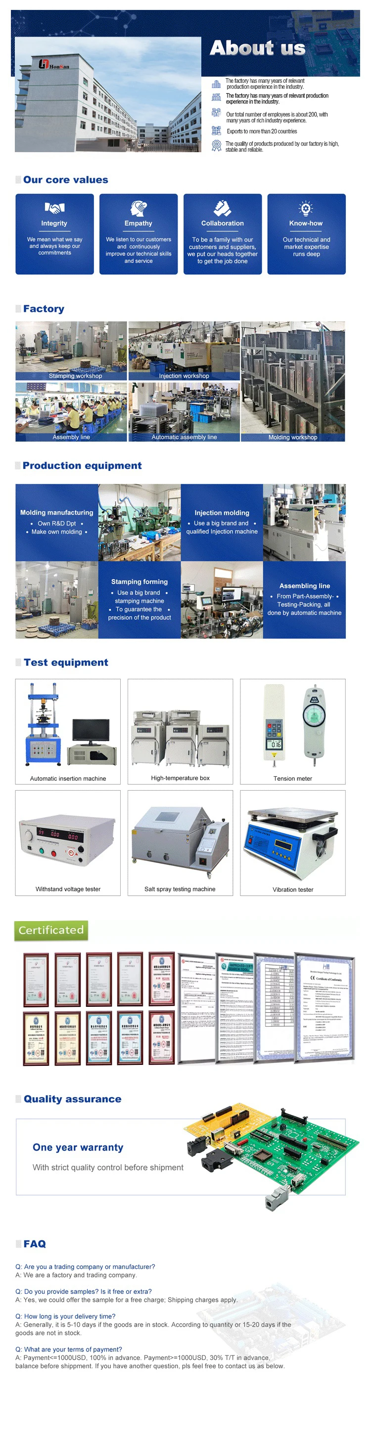 Smart Vertical Pcb 2 Rows 64 Pin Din41612 Connector With Board Lock