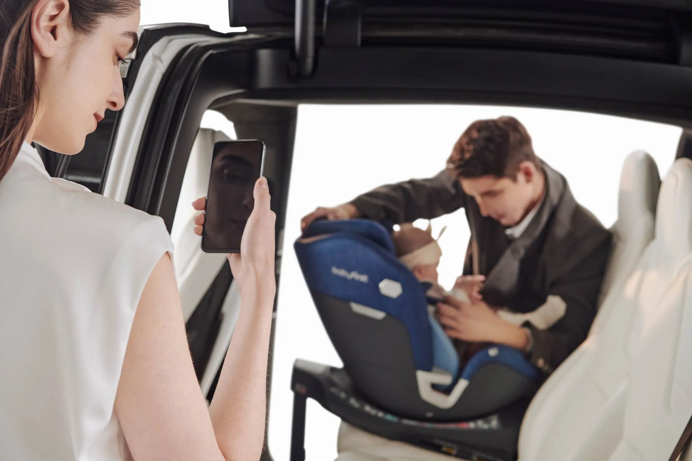  40-105 см I-SIZE R153B с ISOFIX и опорная ножка ECE R129 детские автокресла премией RED
